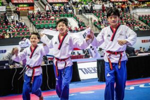 Team Male Cadet Division Champions at Hong Kong 2024 World Taekwondo Poomsae Championships