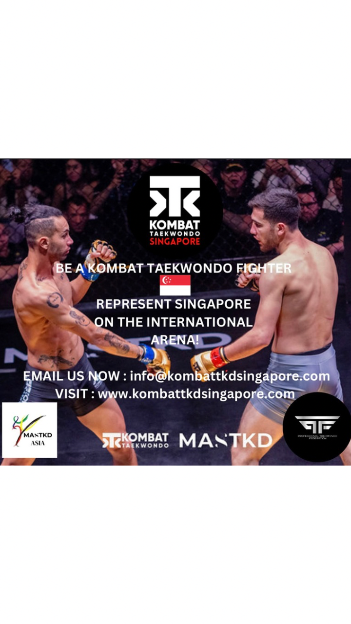 📣 OFFICIAL ANNOUNCEMENT – KOMBAT TAEKWONDO SINGAPORE RECRUITMENT